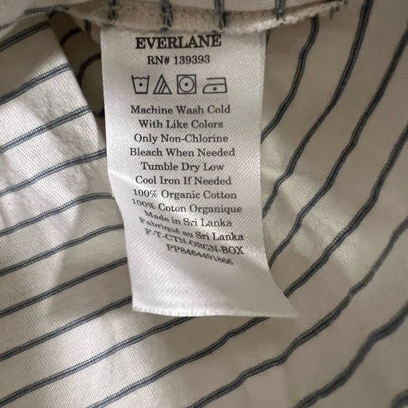 Everlane | Striped Cotton T-Shirt | Size Small - Picture 6 of 6